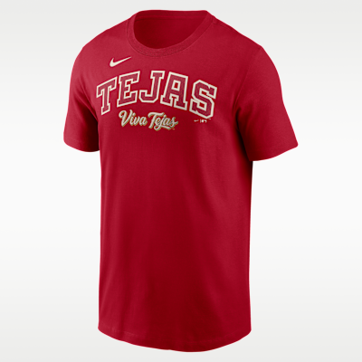 Texas Rangers City Connect Wordmark Men's Nike MLB T-Shirt. Nike.com